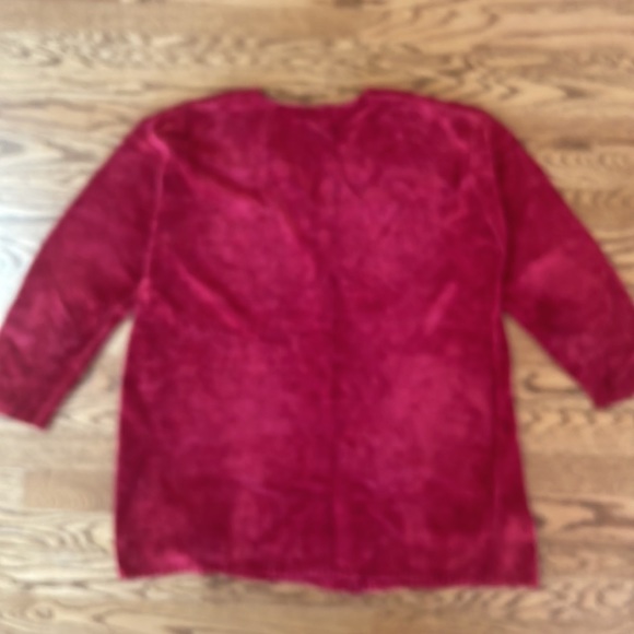 Red cardigan with buttons 1X by Paraphrase - Picture 4 of 4